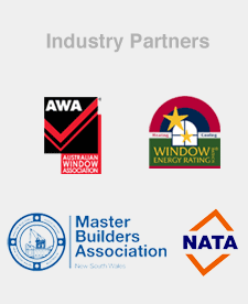Industry partners: AWA, Window, Master Builders Assocation, NATA